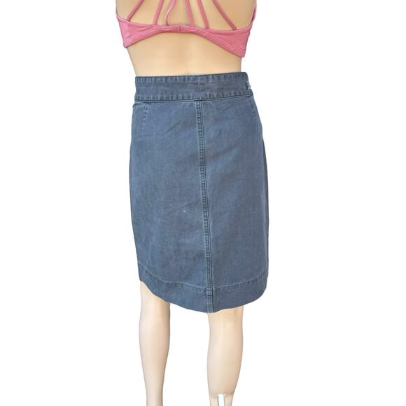 New Citizens of Humanity Marine Straight Denim Jean Skirt RN 109670 Size 30 - Picture 3 of 9